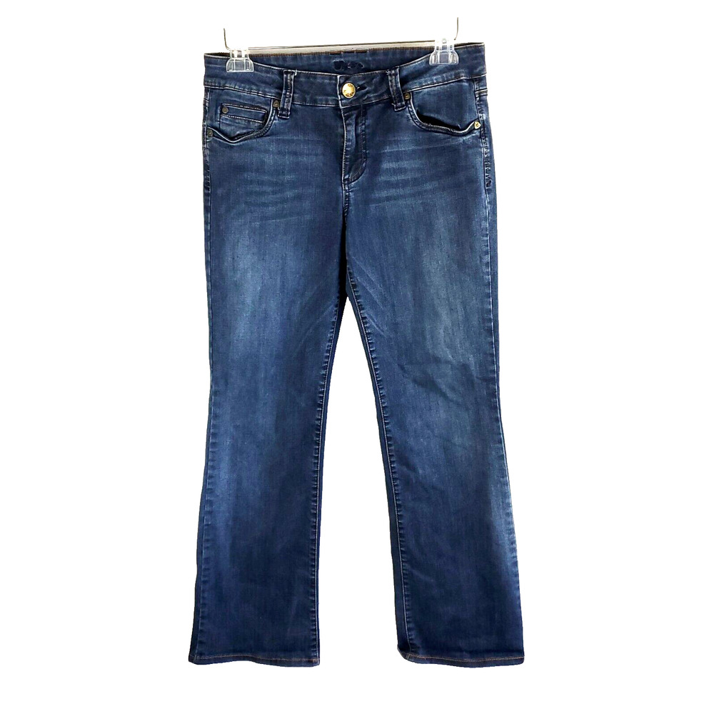 Kut From The Kloth Jeans Womens 10 Denim Straight Leg Mid Rise Style KP258MC9N